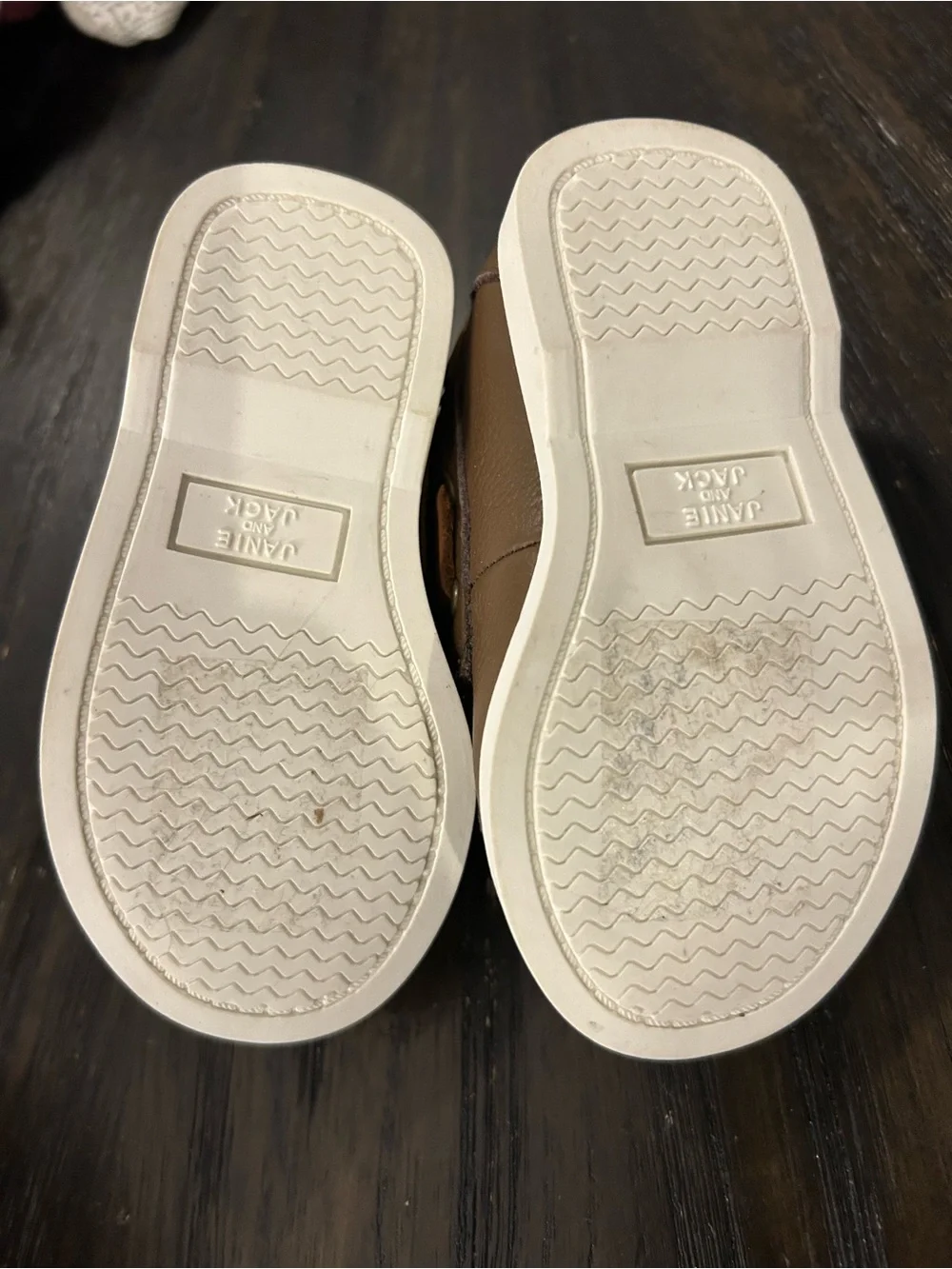 Janie and Jack Brown Boat Shoes